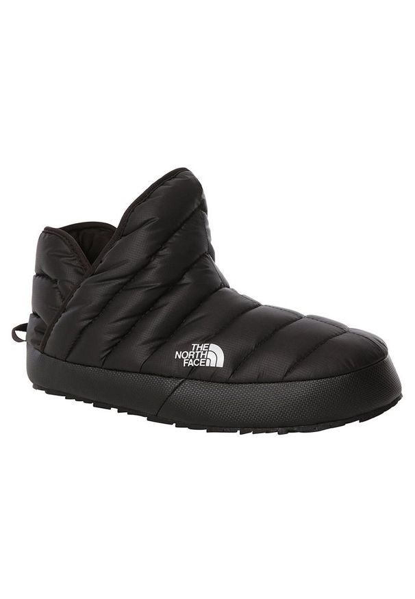 Buty The North Face Thermoball Traction 0A331HKY41 - czarne. Kolor: czarny. Materiał: guma, syntetyk, tkanina. Szerokość cholewki: normalna. Sezon: zima