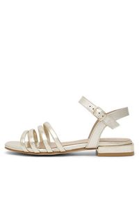 Badura Sandały E22-21451IBT Złoty. Kolor: złoty. Materiał: skóra #5