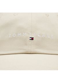 Tommy Jeans Czapka z daszkiem Tjm Linear Logo 6-Panel Cap AM0AM12894 Écru. Materiał: materiał