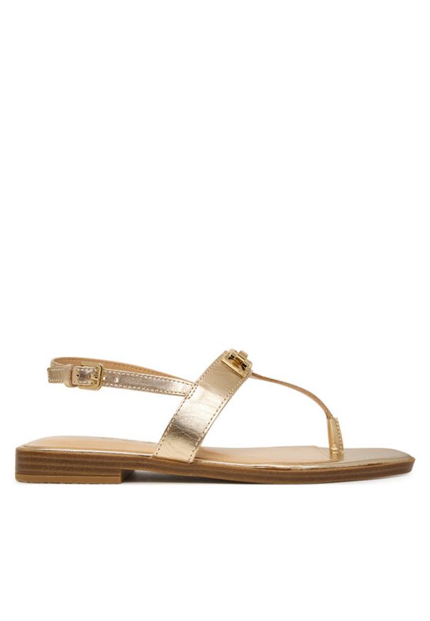 Guess Sandały FLJRMY LEM03 Złoty. Kolor: złoty. Materiał: skóra