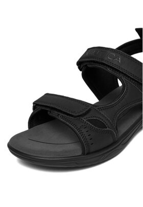 Nautica Sandały CEO-TICO-01 MBS Czarny. Kolor: czarny. Materiał: skóra