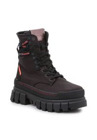 Buty Palladium Revolt Boot W 97241-010-M czarne. Zapięcie: sznurówki. Kolor: czarny. Materiał: materiał, syntetyk, guma. Szerokość cholewki: normalna
