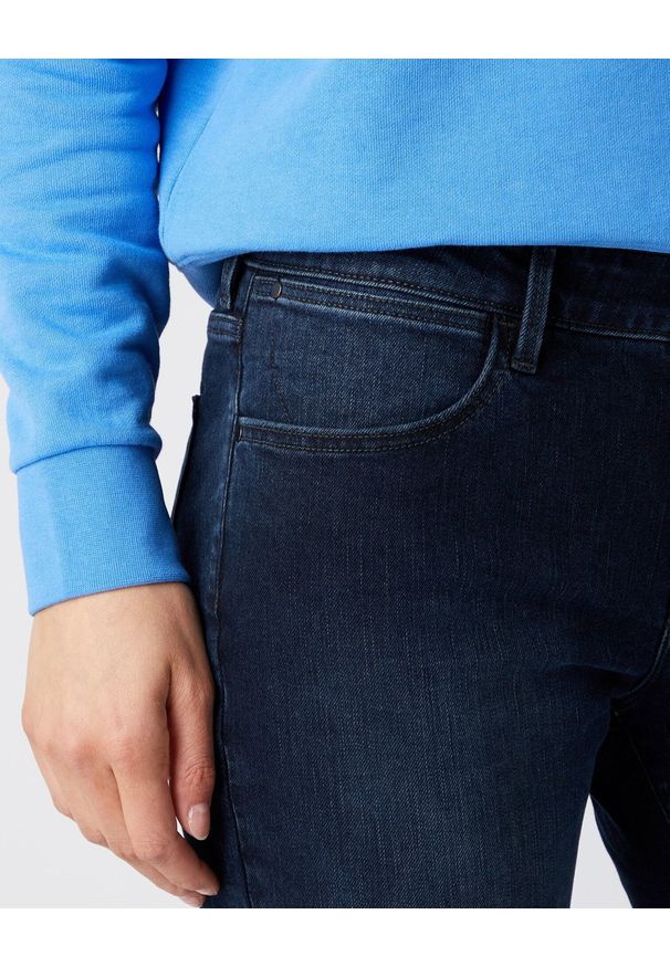 Wrangler - DAMSKIE SPODNIE JEANSOWE WRANGLER SKINNY NIGHTTIME BLACK W28KLT86R 112141286