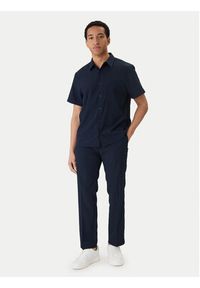 Calvin Klein Spodnie materiałowe LV04LF609G Granatowy Straight Fit. Kolor: niebieski. Materiał: syntetyk #4