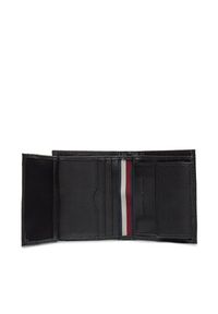 TOMMY HILFIGER - Tommy Hilfiger Duży Portfel Męski Th Central Trifold AM0AM11851 Czarny. Kolor: czarny. Materiał: skóra