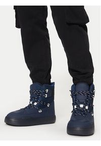 Moon Boot Śniegowce Park Sneaker Boot 80D2470060 Granatowy. Kolor: niebieski. Materiał: skóra #7