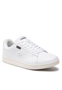 Lacoste Sneakersy Cornaby Evo Gtx 07221 Sma GORE-TEX 7-43SMA002065T Biały. Kolor: biały. Materiał: skóra. Technologia: Gore-Tex #5