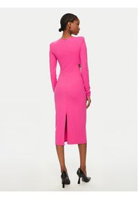 Patrizia Pepe Sukienka koktajlowa 8A1454/J129-R846 Różowy Slim Fit. Kolor: różowy. Materiał: syntetyk. Styl: wizytowy