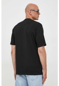 Karl Lagerfeld t-shirt męski kolor czarny z nadrukiem. Kolor: czarny. Materiał: materiał, dzianina. Wzór: nadruk #3