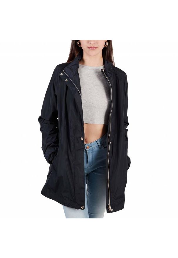 Geox - Kurtka GEOX W GENZIANA COAT Niebieski. Kolor: niebieski. Materiał: tkanina