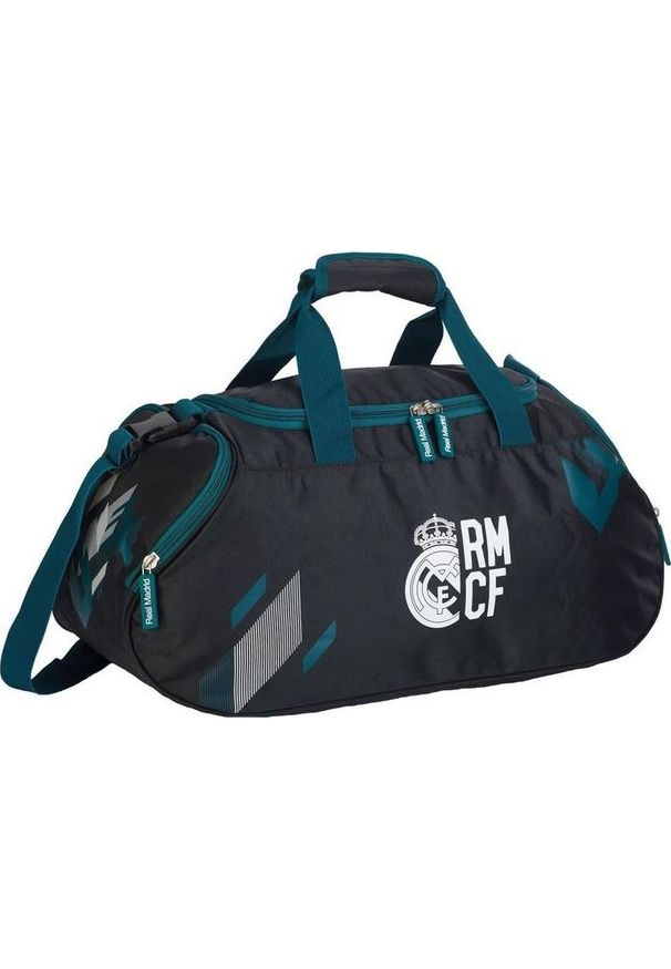 ASTRA - Astra Torba sportowa RM-190 Real Madrid czarna. Kolor: czarny