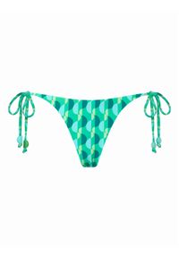 Seafolly Dół od bikini Sorrento 40651-277 Zielony. Kolor: zielony. Materiał: syntetyk #1