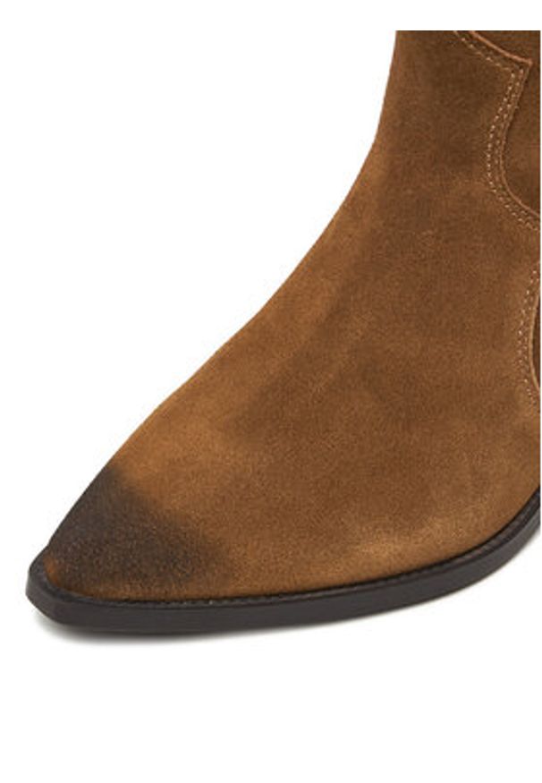 Badura Kowbojki EO-V365-05 Brązowy. Kolor: brązowy. Materiał: zamsz, skóra