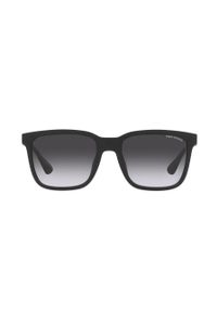 Armani Exchange Okulary przeciwsłoneczne 0AX4112S męskie kolor czarny. Kształt: prostokątne. Kolor: czarny #5