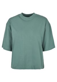 Koszulka damska Urban Classics organic oversized-Duże rozmiary. Kolor: zielony #1