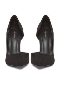 DeeZee Szpilki DZ0024 Czarny. Kolor: czarny. Materiał: materiał. Obcas: na szpilce #3