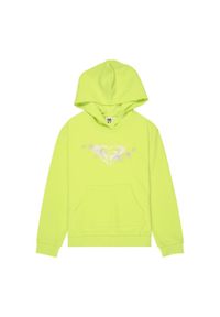 Roxy - Bluza z kapturem dla Dziewczynki SURF FEELING TERRY Zielony. Okazja: na co dzień. Typ kołnierza: kaptur. Kolor: zielony. Materiał: bawełna, tkanina, poliester. Sezon: lato. Styl: casual #1