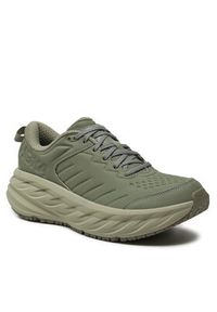 HOKA - Hoka Sneakersy Bondi Sr 1110520 Khaki. Kolor: brązowy. Materiał: skóra