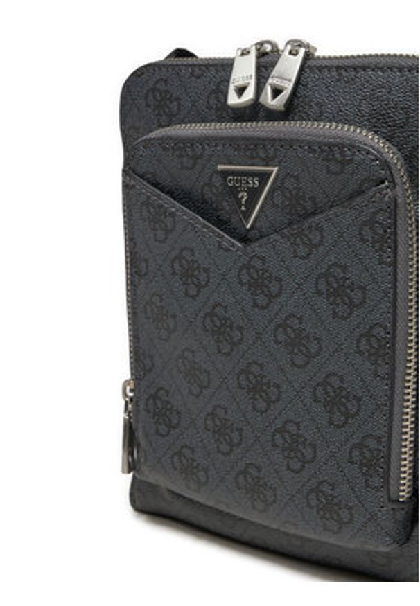 Guess Saszetka HMSILO P5109 Czarny. Kolor: czarny. Materiał: skóra
