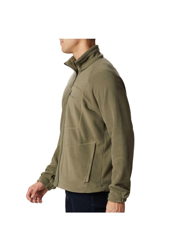 columbia - Bluza sportowa męska Columbia AM3039397. Kolor: zielony. Materiał: polar. Sport: turystyka piesza