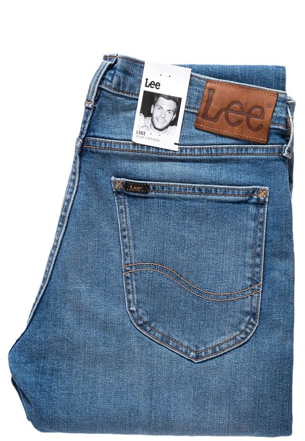 Lee - LEE SPODNIE MĘSKIE LUKE ZIP POCKET MID DIAMOND L72GCVFU 112119652