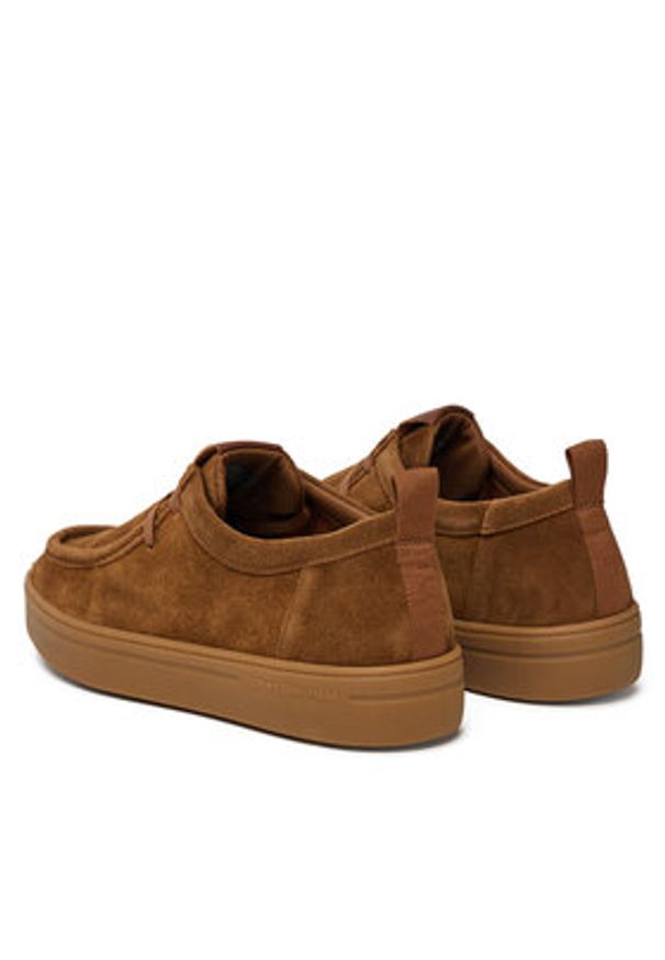 TOMMY HILFIGER - Tommy Hilfiger Półbuty Modern Light Suede Moc Toe Shoe FM0FM05501 Brązowy. Kolor: brązowy. Materiał: zamsz, skóra