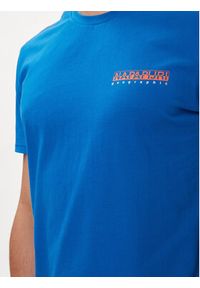 Napapijri T-Shirt S-Gras NP0A4HQN Niebieski Regular Fit. Kolor: niebieski. Materiał: bawełna #2