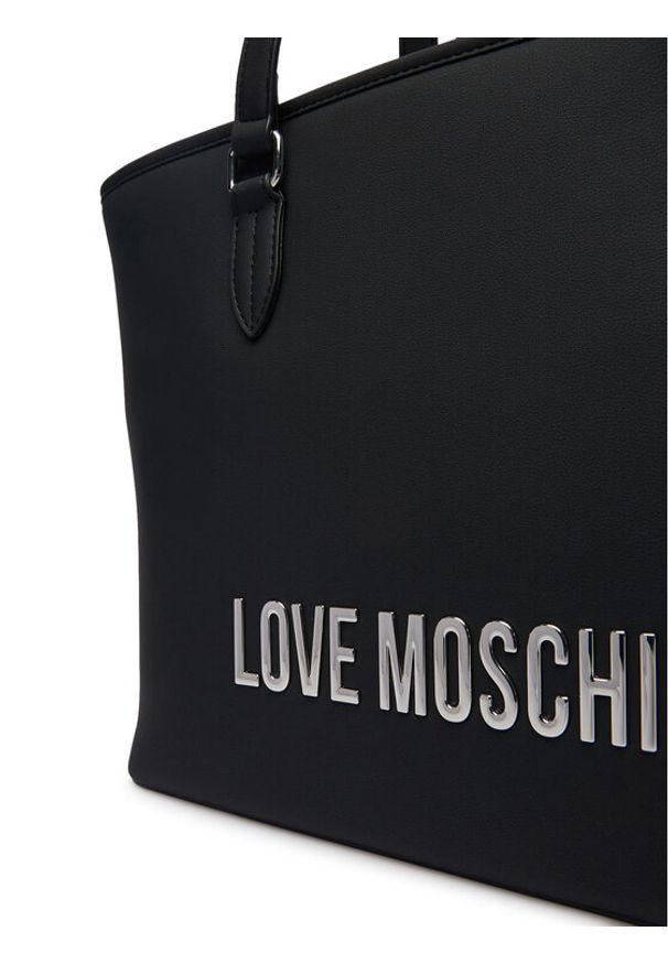Love Moschino - LOVE MOSCHINO Torebka JC4190PP1OKD000B Czarny. Kolor: czarny. Materiał: skórzane
