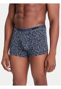 Emporio Armani Underwear Komplet 3 par bokserek EM000370 AF10779 MB089 Granatowy. Kolor: niebieski. Materiał: bawełna