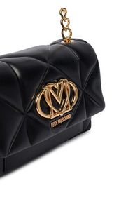 Love Moschino - LOVE MOSCHINO Torebka JC4259PP0OLC0000 Czarny. Kolor: czarny. Materiał: skórzane #4