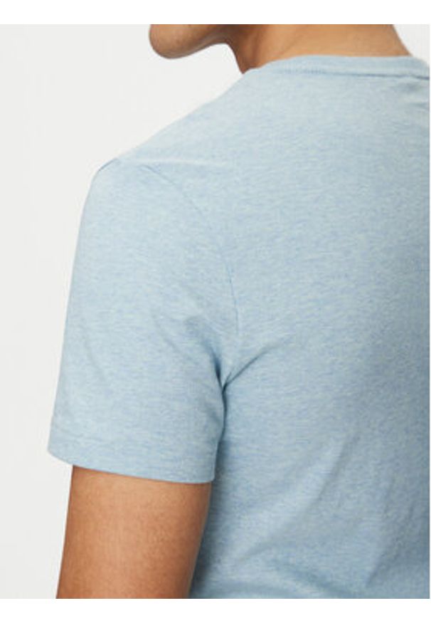 Polo Ralph Lauren T-Shirt 710671438420 Niebieski Slim Fit. Typ kołnierza: polo. Kolor: niebieski. Materiał: bawełna
