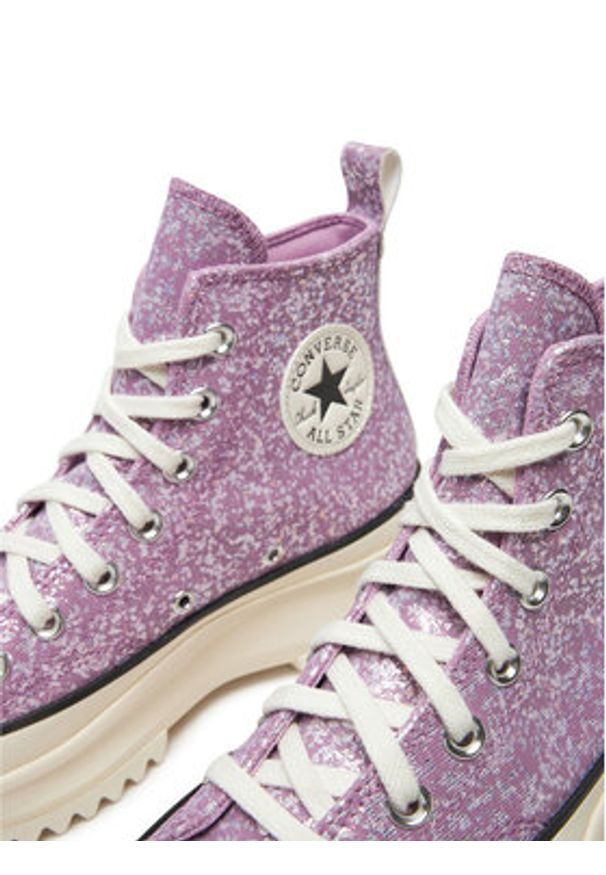 Converse Trampki Run Star Hike Platform Glitter A10096C Różowy. Kolor: różowy. Materiał: syntetyk, materiał. Obcas: na platformie