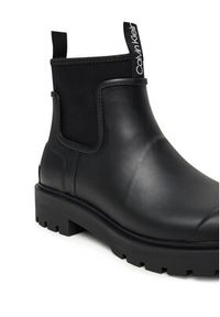Calvin Klein Jeans Kalosze Combat Rain Boot YM0YM01376 Czarny. Kolor: czarny