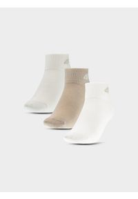 4f - Skarpetki casual za kostkę (3-pack) dziewczęce. Kolor: wielokolorowy. Materiał: materiał, bawełna #1