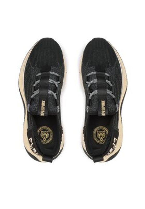 Plein Sport Sneakersy The Iron Tiger Gen.X.02 SACS USC0429 STE003N Czarny. Kolor: czarny. Materiał: materiał