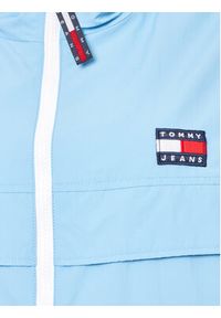 Tommy Jeans Curve Kurtka przejściowa Chicago DW0DW15717 Błękitny Regular Fit. Kolor: niebieski. Materiał: syntetyk