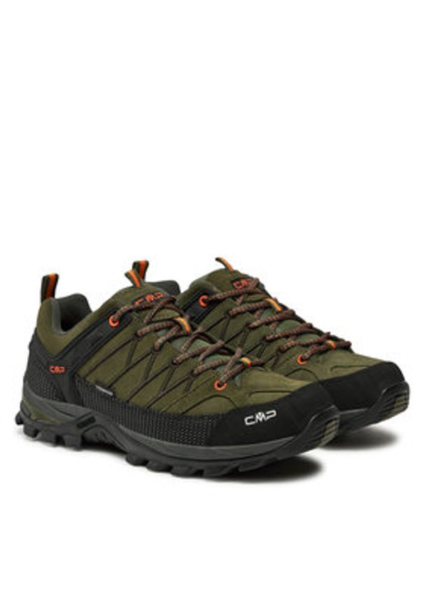 CMP Trekkingi Rigel Low 3Q13247 Zielony. Kolor: zielony. Materiał: skóra, zamsz. Sport: turystyka piesza