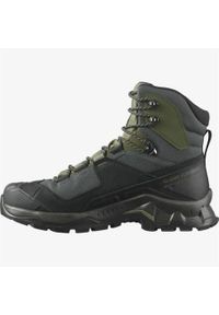 salomon - Buty górskie Salomon Quest Element Gore-Tex. Wysokość cholewki: za kostkę. Zapięcie: sznurówki. Kolor: czarny. Materiał: syntetyk, materiał. Szerokość cholewki: normalna. Technologia: Gore-Tex. Sport: turystyka piesza