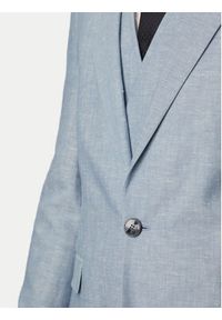 Hugo - HUGO Garnitur Arti/Hesten242V1X 50559671 Niebieski Extra Slim Fit. Kolor: niebieski. Materiał: len #11