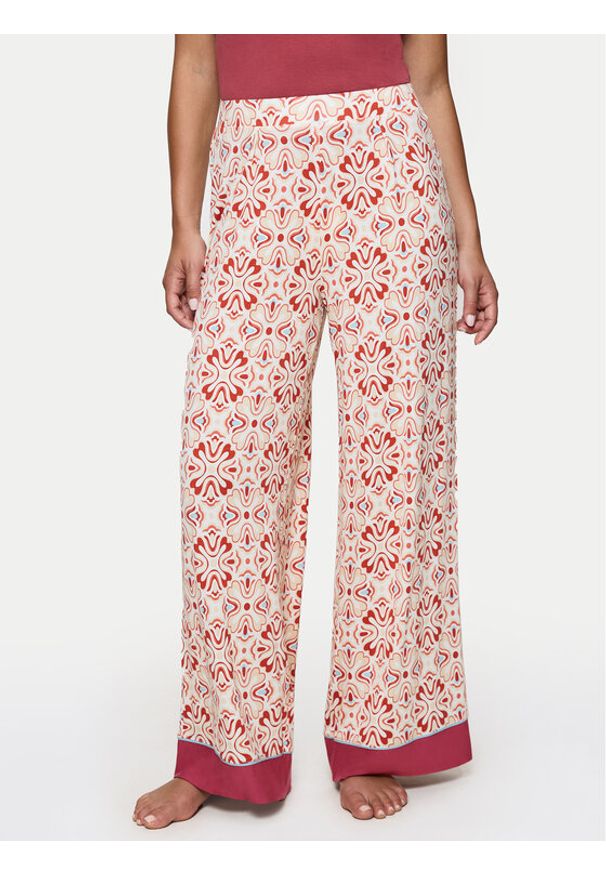 Triumph Spodnie piżamowe Aura Spotlight 10222614 Kolorowy Relaxed Fit. Wzór: kolorowy