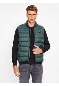Pepe Jeans Bezrękawnik Balle Gillet PM402862 Zielony Regular Fit. Kolor: zielony. Materiał: syntetyk. Długość rękawa: bez rękawów