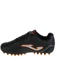 Buty piłkarskie dla dzieci Joma Toledo Jr. Zapięcie: sznurówki. Kolor: czarny. Materiał: materiał, syntetyk. Szerokość cholewki: normalna. Sport: piłka nożna