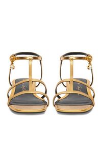 Gino Rossi - GINO ROSSI Sandały CEO-ROSE-LT22866-1 Złoty. Kolor: złoty. Materiał: skóra #5