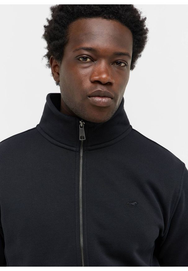 Męska bluza nierozpinana Mustang Style Dillon Jet Black 1016967 4188