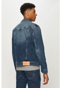 Calvin Klein Jeans - Kurtka jeansowa. Okazja: na co dzień. Typ kołnierza: bez kaptura. Kolor: niebieski. Materiał: denim. Styl: casual #5