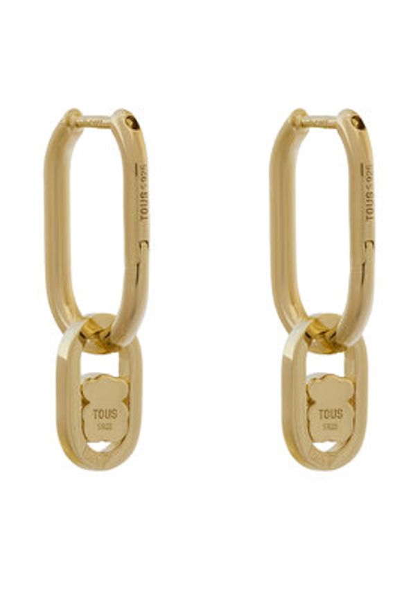 Tous - TOUS Kolczyki Camille 1004559300 Złoty. Materiał: metalowe. Kolor: złoty