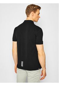 EA7 Emporio Armani Polo 8NPF04 PJM5Z 1200 Czarny Regular Fit. Typ kołnierza: polo. Kolor: czarny. Materiał: bawełna #5
