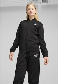 Puma - Młodzieżowy dres Poly Baseball PUMA Black. Kolor: zielony, wielokolorowy, czarny, brązowy. Materiał: dresówka. Wzór: nadruk. Styl: młodzieżowy