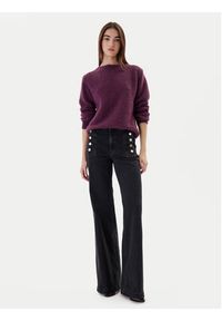 ViCOLO Jeansy DF5078 Czarny Wide Leg. Kolor: czarny #3