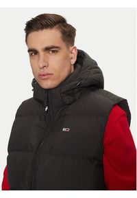Tommy Jeans Bezrękawnik Essential DM0DM20465 Czarny Regular Fit. Kolor: czarny. Materiał: syntetyk. Długość rękawa: bez rękawów #7
